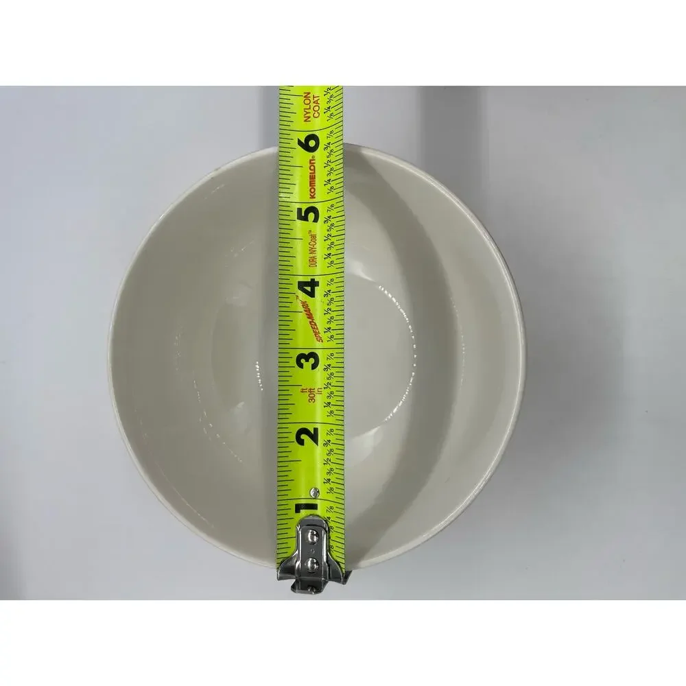American Atelier Noelle Set of 3 Soup / Cereal Porcelain Bowls 5 7/8